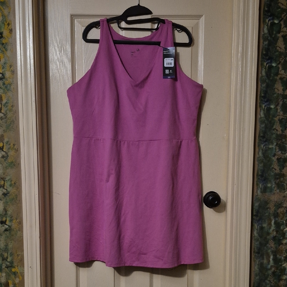 GAP Purple Sleeveless Boxy Tank Top